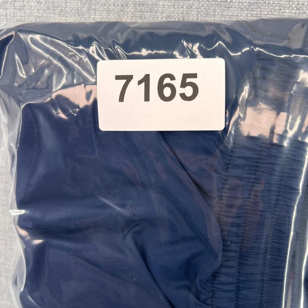 VTG Y2K Adidas ClimaProof Track Pants Men 2XL Navy 3 Stripe‎ Retro Trackies